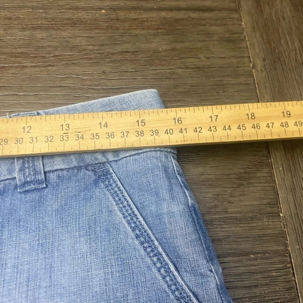 Tommy Hilfiger Light Blue Denim Jean Shorts - Picture 3 of 7